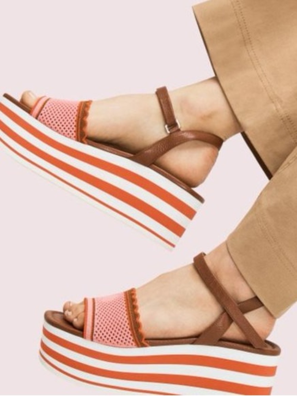 Kate Spade High-Rise Wedge Sandal
